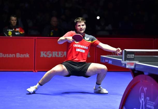 Sport Themen der Woche KW08 Sport Bilder des Tages Dimitrij Ovtcharov bei der Tischtennis-WM 2024 im Messezentrum BEXCO in Busan (Südkorea) Dimitrij OVTCHAROV (Deutschland, TTC Neu-Ulm) zieht mit der deutschen Mannschaft bei der Tischtennis-WM 2024 im Messezentrum BEXCO in Busan (Südkorea) in das Viertelfinale. Damit haben die Herren gleichzeitig die Qualifikation für die Olympischen Spiele in Paris geschafft. Busan BEXCO, Busan Exhibition and Convention Center Republik Korea, Südkorea *** Dimitrij Ovtcharov at the 2024 World Table Tennis Championships at the BEXCO Exhibition Center in Busan, South Korea Dimitrij OVTCHAROV Germany, TTC Neu Ulm advances to the quarter-finals with the German team at the 2024 World Table Tennis Championships at the BEXCO Exhibition Center in Busan, South Korea The men have thus also qualified for the Olympic Games in Paris Busan BEXCO, Busan Exhibition and Convention Center Republic of Korea, South Korea
