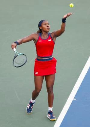 Coco Gauff, Dubai Duty Free Tennis Championships, Dubai, U.A.E. Tennis - Dubai Tennis Championships 2024 - WTA, Tennis Damen - Dubai Duty Free Tennis Stadium - Dubai - - United Arab Emirates - 21 February 2024. Copyright: xJuergenxHasenkopfx