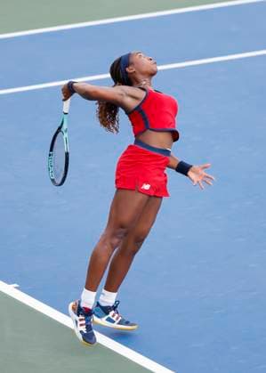 Coco Gauff, Dubai Duty Free Tennis Championships, Dubai, U.A.E. Tennis - Dubai Tennis Championships 2024 - WTA, Tennis Damen - Dubai Duty Free Tennis Stadium - Dubai - - United Arab Emirates - 21 February 2024. Copyright: xJuergenxHasenkopfx