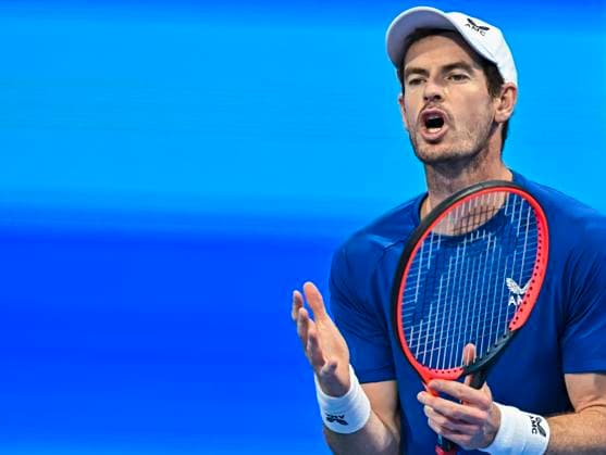 ATP, Tennis Herren Qatar Exxonmobil Open Tennis Tournament 2024 Andy Murray from Great Britain is playing in his round of 16 singles match against Jake Mensik from the Czech Republic at the ATP Qatar ExxonMobil Open tennis tournament at the Khalifa International Tennis Complex in Doha, Qatar, on February 21, 2024. DOHA Qatar  Copyright: xNoushadxThekkayilx originalFilename:varittyakkal-atpqatar240221_npDYq.jpg