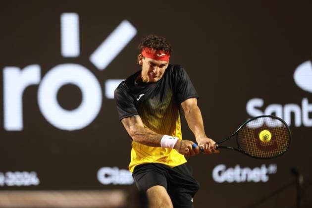 Jockey Club Brasileiro Thiago Seyboth Wild (BRA) faces Jaume Munar (ESP), during the round of 16 of the Rio Open 2024, at the Jockey Club Brasileiro, this Wednesday 21. 30761 (Daniel Castelo Branco SPP) Copyright: xDanielxCasteloxBrancox xSPPx spp-en-DaCaBr-DANI9137