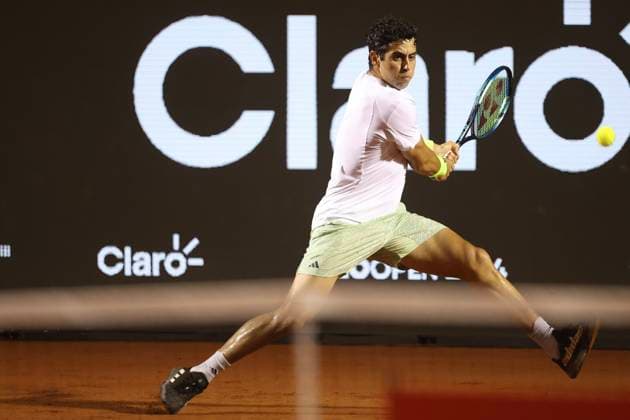 Jockey Club Brasileiro Jaume Munar (ESP) faces Thiago Seyboth Wild (BRA), during the round of 16 of the Rio Open 2024, at the Jockey Club Brasileiro, this Wednesday 21. 30761 (Daniel Castelo Branco SPP) Copyright: xDanielxCasteloxBrancox xSPPx spp-en-DaCaBr-DANI9378