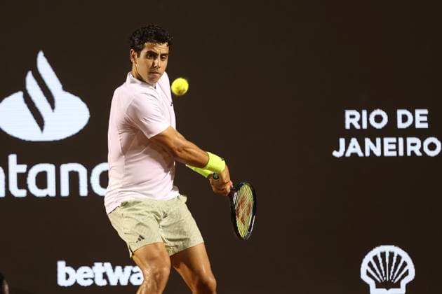 Jockey Club Brasileiro Jaume Munar (ESP) faces Thiago Seyboth Wild (BRA), during the round of 16 of the Rio Open 2024, at the Jockey Club Brasileiro, this Wednesday 21. 30761 (Daniel Castelo Branco SPP) Copyright: xDanielxCasteloxBrancox xSPPx spp-en-DaCaBr-DANI9364