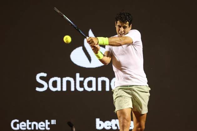 Jockey Club Brasileiro Jaume Munar (ESP) faces Thiago Seyboth Wild (BRA), during the round of 16 of the Rio Open 2024, at the Jockey Club Brasileiro, this Wednesday 21. 30761 (Daniel Castelo Branco SPP) Copyright: xDanielxCasteloxBrancox xSPPx spp-en-DaCaBr-DANI9365