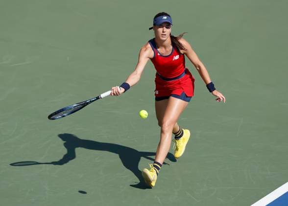 Sorana Cirstea, Dubai Duty Free Tennis Championships, Dubai, U.A.E. Tennis - Dubai Tennis Championships 2024 - WTA, Tennis Damen - Dubai Duty Free Tennis Stadium - Dubai - - United Arab Emirates - 22 February 2024. Copyright: xJuergenxHasenkopfx