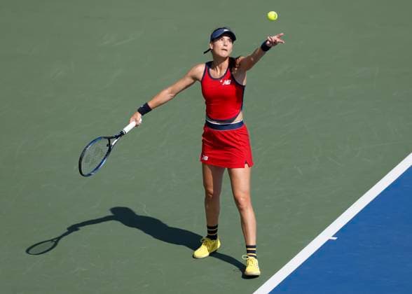 Sorana Cirstea, Dubai Duty Free Tennis Championships, Dubai, U.A.E. Tennis - Dubai Tennis Championships 2024 - WTA, Tennis Damen - Dubai Duty Free Tennis Stadium - Dubai - - United Arab Emirates - 22 February 2024. Copyright: xJuergenxHasenkopfx