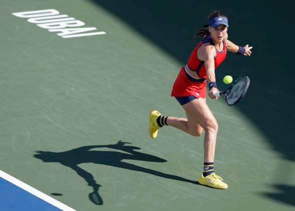 Sport Themen der Woche KW08 Sport Bilder des Tages Sorana Cirstea, Dubai Duty Free Tennis Championships, Dubai, U.A.E. Tennis - Dubai Tennis Championships 2024 - WTA, Tennis Damen - Dubai Duty Free Tennis Stadium - Dubai - - United Arab Emirates - 22 February 2024. *** Sorana Cirstea, Dubai Duty Free Tennis Championships, Dubai, U A E Tennis Dubai Tennis Championships 2024 WTA Dubai Duty Free Tennis Stadium Dubai United Arab Emirates 22 February 2024 Copyright: xJuergenxHasenkopfx