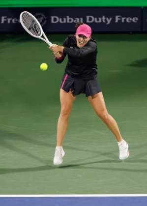 Iga Swiatek, Dubai Duty Free Tennis Championships, Dubai, U.A.E. Tennis - Dubai Tennis Championships 2024 - WTA, Tennis Damen - Dubai Duty Free Tennis Stadium - Dubai - - United Arab Emirates - 22 February 2024. Copyright: xJuergenxHasenkopfx