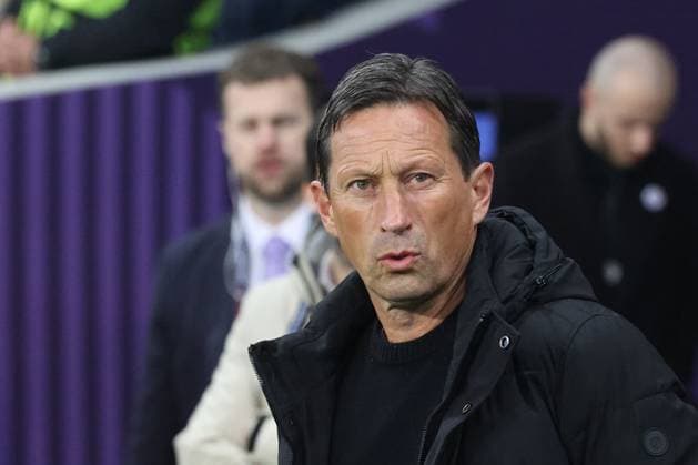 Toulouse - Stadium de Toulouse, 22.02.2024 UEFA Europa League Play-off Toulouse FC - S.L.Benfica v.l., Trainer Head Coach Roger Schmidt (S.L.Benfica) Copyright: JoaquimxFerreira