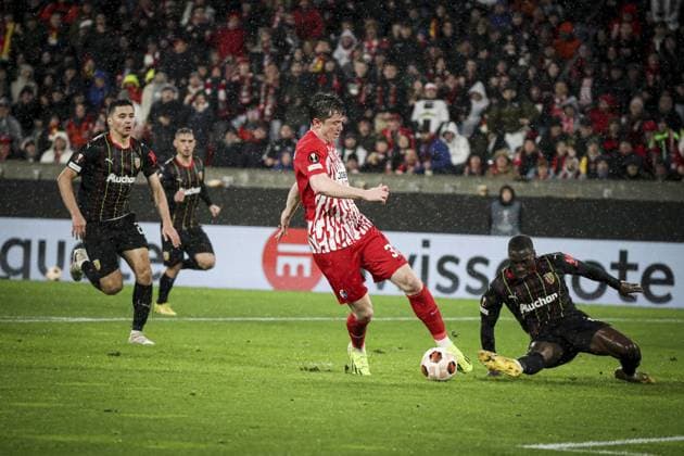 FOOTBALL : UEFA Europa League. SC Freibourg - RC Lens -22 02 2024 ElyxandroCegarra Panoramic 