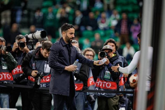 Ruben Amorim during UEFA Europa League 23 24 game between Sporting CP and BSC Young Boys at Estadio Jose Alvalade, Lisbon, Portugal. (Maciej Rogowski) Lisbon Estadio Jose Alvalade Portugal Copyright: xMaciejxRogowskix scpybb-3