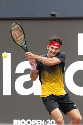 21st February 2024: Jockey Club, Brasileiro, Brazil: Rio Open Tennis tournament: Thiago Seyboth Wild (BRA) against Jaume Munar (ESP)  ActionPlus12611155 DanielxCasteloxBranco