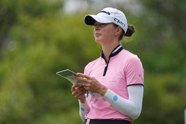 Honda LPGA, Golf Damen Thailand 2024 Round 2 Esther Henseleit of Germany is looking on during the second round of the Honda LPGA Thailand 2024 at Siam Country Club Old Course in Chonburi, Thailand, on February 23, 2024. Chonburi Thailand  Copyright: xVachiraxVachirax originalFilename:kalong-notitle240223_npqFz.jpg