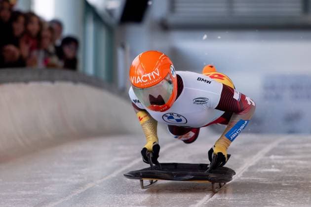 Bilder des Jahres 2024, Sport 02 Feburar Sport Themen der Woche KW08 Sport Bilder des Tages Felix Keisinger (Deutschland) am Start, GER, IBSF BMW Skeleton Weltmeisterschaft Winterberg, Rennen Herren, 23.02.2024 GER, IBSF BMW Skeleton Weltmeisterschaft Winterberg, Rennen Herren, 23.02.2024 Winterberg *** Felix Keisinger Germany at the start, GER, IBSF BMW Skeleton World Championship Winterberg, Race Men, 23 02 2024 GER, IBSF BMW Skeleton World Championship Winterberg, Race Men, 23 02 2024 Winterberg Copyright: xEibner-Pressefoto Memmlerx EP_MMR