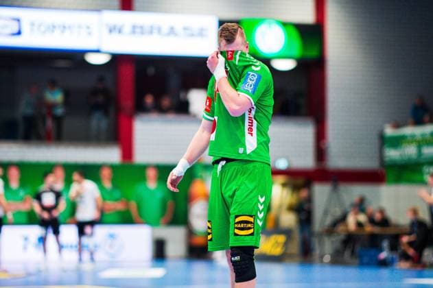 23.02.2024 - Handball, 2023 2024, 2. Bundesliga, 22. Spieltag, GWD Minden - HC Elbflorenz Dresden: Michael Schulz (Minden)