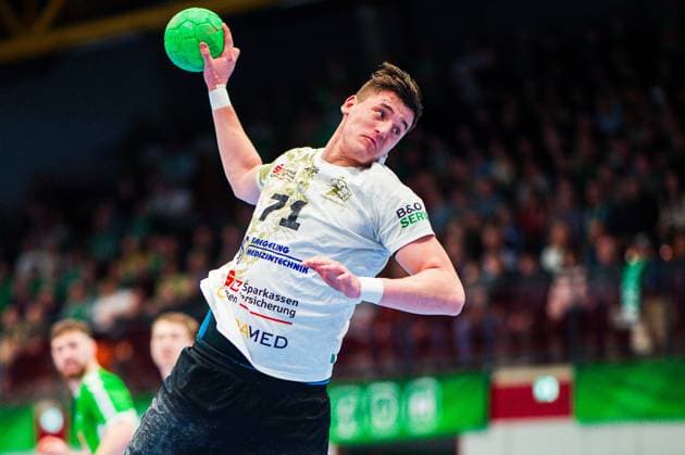 23.02.2024 - Handball, 2023 2024, 2. Bundesliga, 22. Spieltag, GWD Minden - HC Elbflorenz Dresden: Oliver Seidler (Elbflorenz)