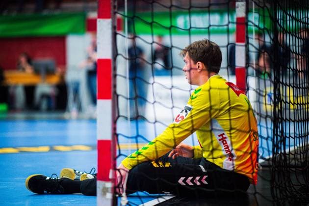 23.02.2024 - Handball, 2023 2024, 2. Bundesliga, 22. Spieltag, GWD Minden - HC Elbflorenz Dresden: Malte Semisch (Minden)
