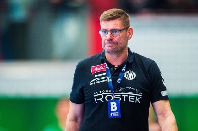 23.02.2024 - Handball, 2023 2024, 2. Bundesliga, 22. Spieltag, GWD Minden - HC Elbflorenz Dresden: Aaron Ziercke (Trainer - Minden)