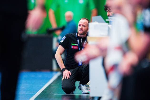 23.02.2024 - Handball, 2023 2024, 2. Bundesliga, 22. Spieltag, GWD Minden - HC Elbflorenz Dresden: Andre Haber (Trainer - Elbflorenz)