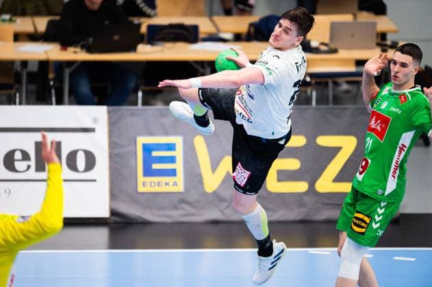 23.02.2024 - Handball, 2023 2024, 2. Bundesliga, 22. Spieltag, GWD Minden - HC Elbflorenz Dresden: Oliver Seidler (Elbflorenz)