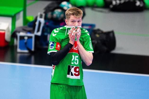 23.02.2024 - Handball, 2023 2024, 2. Bundesliga, 22. Spieltag, GWD Minden - HC Elbflorenz Dresden: Timo Stoyke (Minden)