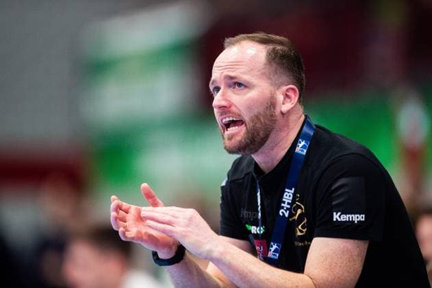 23.02.2024 - Handball, 2023 2024, 2. Bundesliga, 22. Spieltag, GWD Minden - HC Elbflorenz Dresden: Andre Haber (Trainer - Elbflorenz)