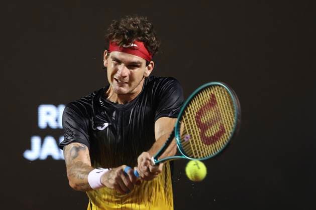 Jockey Club Brasileiro Thiago Seyboth Wild (BRA) faces Cameron Norrie (GBR), during the quarterfinals of the Rio Open 2024, at the Jockey Club Brasileiro, this Friday 23. 30761 (Daniel Castelo Branco SPP) Copyright: xDanielxCasteloxBrancox xSPPx spp-en-DaCaBr-DANI3541