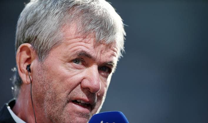 Friedhelm Funkel (Trainer FC Kaiserslautern) beim sky Interview 24.02.2024, Fußball, 2. Bundesliga, FC Kaiserslautern - Karlsruher SC, 23. Spieltag, Saison 2023 24, Fritz Walter Stadion, Kaiserslautern, Deutschland, zmdz, ** DFB & DFL regulations prohibit any use of photographs as image sequences and or quasi-video. ** FC Kaiserslautern - Karlsruher SC