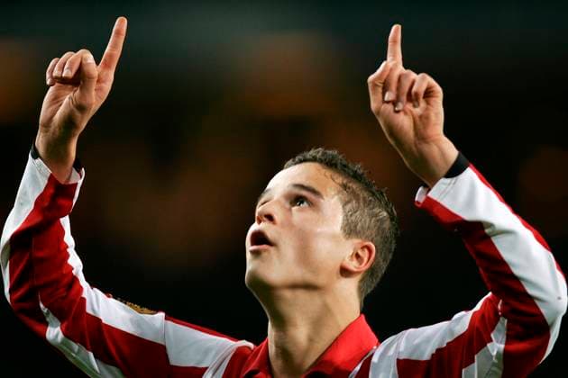 Onderwerp Subject: PSV (5-0) eredivisie Reklame: Club Team Country: PSV FC Utrecht Seizoen Season: 2006 2007 FOTO PHOTO: PSV s Ibrahim AFELLAY celebrating his goal EINDHOVEN NLD Content not available for redistribution in The Netherlands directly or indirectly through any third parties. Copyright: xBSRxAgencyx 06691125Q8H5549