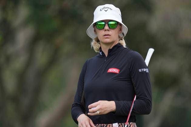 Honda LPGA, Golf Damen Thailand 2024 - Round 3 Madelene Sagstrom from Sweden is looking on during the third round of the Honda LPGA Thailand 2024 at Siam Country Club Old Course in Chonburi, Thailand, on February 24, 2024. Chonburi Thailand  Copyright: xVachiraxVachirax originalFilename:kalong-hondalpg240222_npFGB.jpg