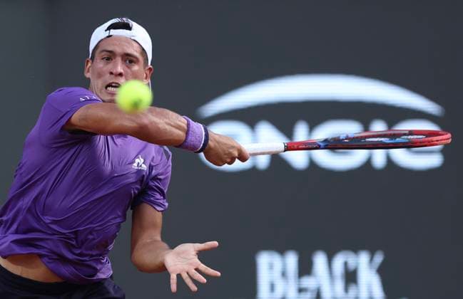 Jockey Club Brasileiro Sebastian Baez (ARG) faces Francisco Cerundolo (ARG), during the semi-final of the Rio Open 2024, at the Jockey Club Brasileiro, this Saturday, 24. 30761 (Daniel Castelo Branco SPP) Copyright: xDanielxCasteloxBrancox xSPPx spp-en-DaCaBr-DANI6780