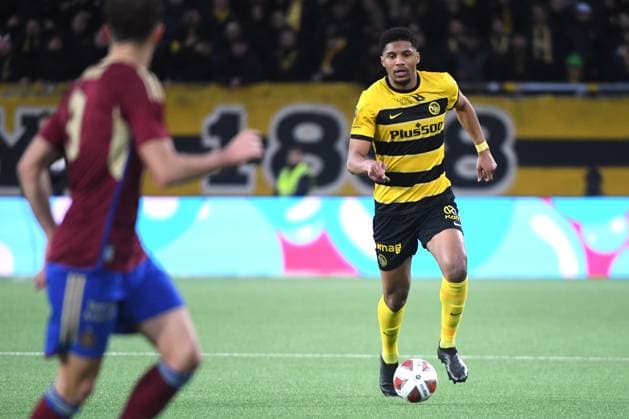 25.02.2024, Bern, Stadion Wankdorf, Super League: BSC Young Boys - Servette FC, 4 Aurele Amenda (Young Boys) Bern Stadion Wankdorf Bern Switzerland