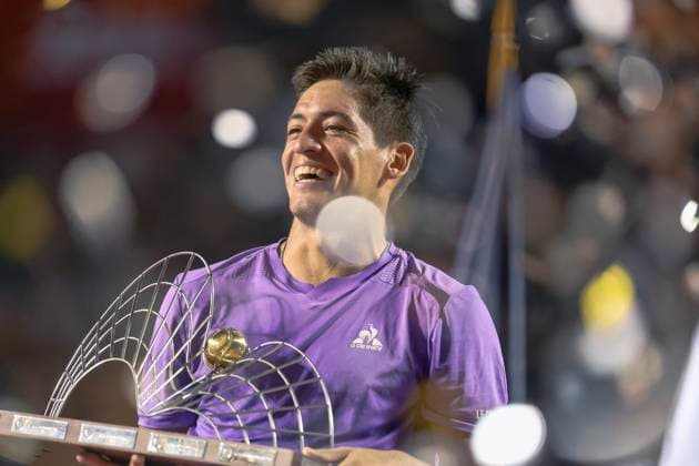 Jockey Club Brasileiro Sebastian Baez (ARG), celebrates the title of the Rio Open 2024 after facing Mariano Navone (ARG), in the final of the Rio Open 2024, at the Jockey Club Brasileiro, this Sunday, 25. 30761 (Daniel Castelo Branco SPP) Copyright: xDanielxCasteloxBrancox xSPPx spp-en-DaCaBr-DANI1165