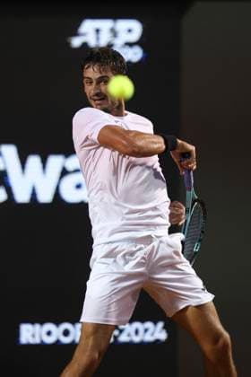 Jockey Club Brasileiro Mariano Navone (ARG) faces Sebastian Baez (ARG), during the Rio Open 2024 Final, at the Jockey Club Brasileiro, this Sunday 25. 30761 (Daniel Castelo Branco SPP) Copyright: xDanielxCasteloxBrancox xSPPx spp-en-DaCaBr-DANI9796