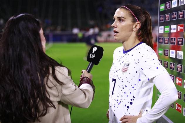 RECORD DATE NOT STATED Concacaf W Gold Cup 2024 United States 0-2 Mexico Alex Morgan of USA during the Group stage, Group A match between United States (USA) and Mexico (Mexico national team, Nationalteam as part of the Concacaf Womens Gold Cup 2024, at Dignity Health Sports Park Stadium on February 26, 2024 in Carson California, United States. CARSON LOS ANGELES CALIFORNIA UNITED STATES  Copyright: xUlisesxNaranjox 20240226234808_CWGC_2024_GA_USA_MEX_MORGAN294