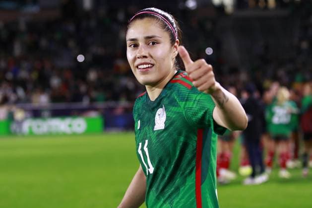 RECORD DATE NOT STATED Concacaf W Gold Cup 2024 United States 0-2 Mexico Lizbeth Ovalle of Mexico during the Group stage, Group A match between United States (USA) and Mexico (Mexico national team, Nationalteam as part of the Concacaf Womens Gold Cup 2024, at Dignity Health Sports Park Stadium on February 26, 2024 in Carson California, United States. CARSON LOS ANGELES CALIFORNIA UNITED STATES  Copyright: xUlisesxNaranjox 20240226234819_CWGC_2024_GA_USA_MEX_OVALLE295