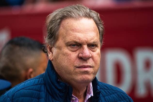 February 25, 2024, Bogota, Cundinamarca, Colombia: Ramon Jesurun, president of Colombia s Federation of Football FCF during the Colombia Vs USA Womens U20 friendly preparatory match in Bogota, Colombia s El Campin Stadium for the 2024 U20 Womens Wold Cup, on February 25, 2024. Bogota Colombia - ZUMAvp1_ 0417562717st Copyright: xSebastianxBarrosx