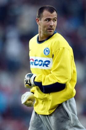 Onderwerp Subject: Hertha BSC Club Team Country: Hertha BSC Seizoen Season: 2002 2003 FOTO PHOTO: Hertha BSC s goalkeeper Gabor KIRALY EINDHOVEN NLD Content not available for redistribution in The Netherlands directly or indirectly through any third parties. Copyright: xBSRxAgencyx 022208062C0C0859