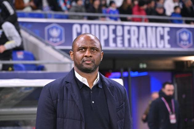 Patrick Vieira(strasbourg) FOOTBALL: Olympique Lyonnais vs Racing Club de Strasbourg Alsace - 1 4 Coupe de France - 27 02 2024 FredericChambert Panoramic 