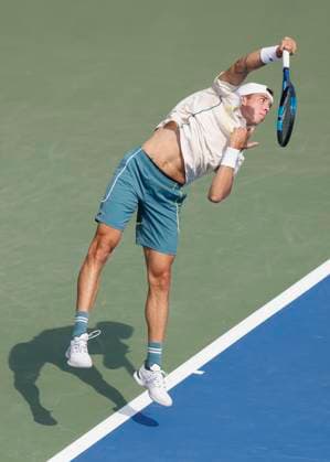 Arthur Cazaux (FRA), Dubai Duty Free Tennis Championships, Dubai, U.A.E. Tennis - Dubai Tennis Championships 2024 - ATP, Tennis Herren - Dubai Duty Free Tennis Stadium - Dubai - - United Arab Emirates - 28 February 2024. Copyright: xJuergenxHasenkopfx