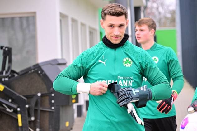 28.02.2024 - Fussball - 2. Bundesliga - Saison 2023 2024 - SpVgg Greuther Fürth Fuerth ( Kleeblatt ) - Training - - xwoxzix - Nils Körber (1, SpVgg Greuther Fürth )