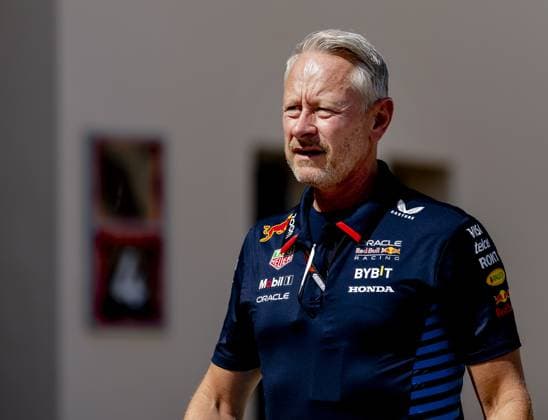 BAHRAIN - Jonathan Wheatley, sporting director of Red Bull Racing, at the Bahrain International Circuit in the desert area of Sakhir prior to the Bahrain Grand Prix. ANP REMKO DE WAAL Previews 2024 2025 xVIxANPxSportx xxANPxIVx 492360407 originalFilename: 492360407.jpg