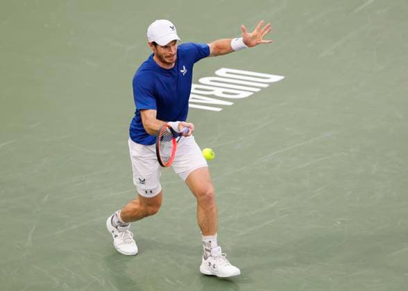 Andy Murray, Dubai Duty Free Tennis Championships, Dubai, U.A.E. Tennis - Dubai Tennis Championships 2024 - ATP, Tennis Herren - Dubai Duty Free Tennis Stadium - Dubai - - United Arab Emirates - 28 February 2024. Copyright: xJuergenxHasenkopfx
