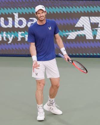 Andy Murray, Dubai Duty Free Tennis Championships, Dubai, U.A.E. Tennis - Dubai Tennis Championships 2024 - ATP, Tennis Herren - Dubai Duty Free Tennis Stadium - Dubai - - United Arab Emirates - 28 February 2024. Copyright: xJuergenxHasenkopfx