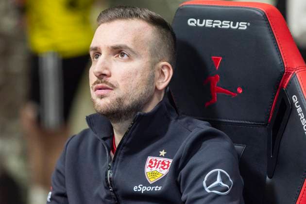 Virtuelle Bundesliga, Division Süd-Ost, 28.02.2023 Alexander-Deniel Mutic DENII10 (VfB Stuttgart). VBL Club Championship Offline Spieltag, 27.-28. Februar, Virtuelle Bundesliga, 33. Spieltag, Division Süd-Ost, am 28.02.2023, Strassenkicker-Base, Köln