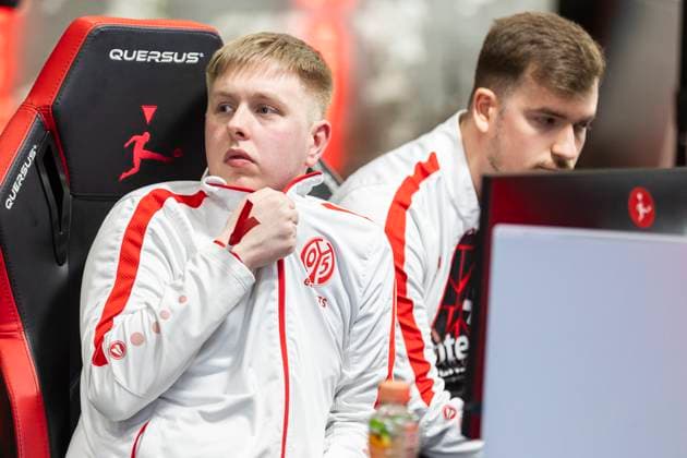 Virtuelle Bundesliga, Division Süd-Ost, 28.02.2023 Corvin Deterding DETER (1. FSV Mainz 05). VBL Club Championship Offline Spieltag, 27.-28. Februar, Virtuelle Bundesliga, 33. Spieltag, Division Süd-Ost, am 28.02.2023, Strassenkicker-Base, Köln