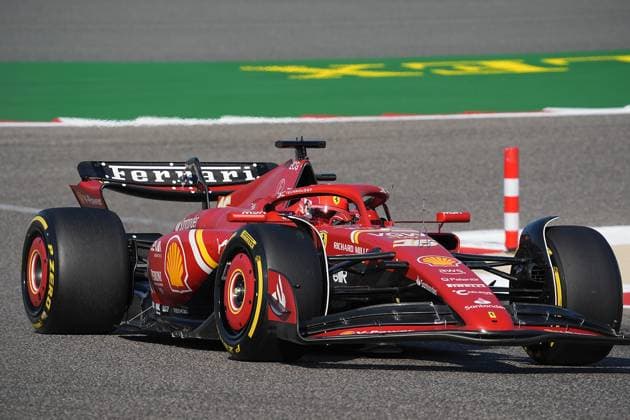 Formula 1 Gulf Air Bahrain Grand Prix 2024 29.02.2024, Bahrain International Circuit, Sakhir, Formula 1 Gulf Air Bahrain Grand Prix 2024 ,im Bild Charles Leclerc (MCO), Scuderia Ferrari