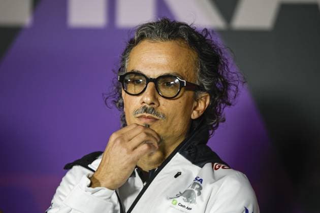 MEKIES Laurent (fra), Team Principal of Visa Cash App RB F1 Team, portrait press conference, PK, Pressekonferenz during the Formula 1 Gulf Air Bahrain Grand Prix 2024, 1st round of the 2024 FIA Formula One World Championship, WM, Weltmeisterschaft from February 29 to March 2, 2024 on the Bahrain International Circuit, in Sakhir, Bahrain - F1 - BAHRAIN GRAND PRIX 2024 DPPI Panoramic 240229_R01BAHRAIN__BR32377