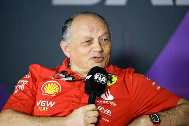VASSEUR Frà dà ric (fra), Team Principal & General Manager of the Scuderia Ferrari, portrait press conference, PK, Pressekonferenz during the Formula 1 Gulf Air Bahrain Grand Prix 2024, 1st round of the 2024 FIA Formula One World Championship, WM, Weltmeisterschaft from February 29 to March 2, 2024 on the Bahrain International Circuit, in Sakhir, Bahrain - F1 - BAHRAIN GRAND PRIX 2024 DPPI Panoramic 240229_R01BAHRAIN__BR32392