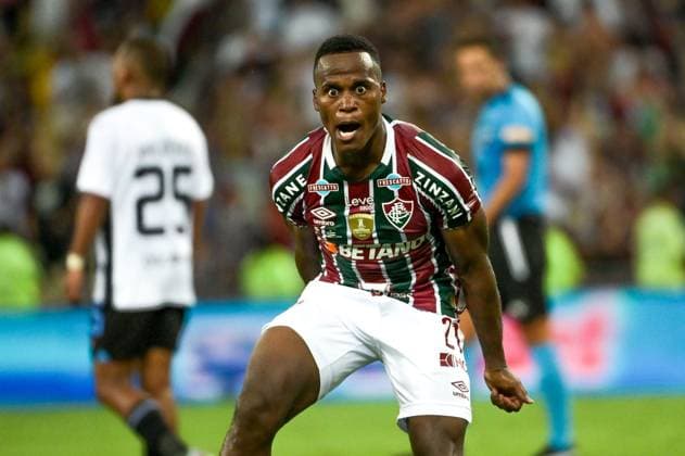 Bilder des Jahres 2024, Sport 02 Februar Sport Themen der Woche KW09 Sport Bilder des Tages Maracana John Arias of Fluminense, celebrates his goal during the match between Fluminense and LDU Quito, in the Recopa Sulamericana 2024 Final, at Maracana Stadium this Thursday 29. 30761 (Marcello Dias SPP)  Copyright: xMarcelloxDiasx xSPPx spp-en-MaDi-MCD_1264